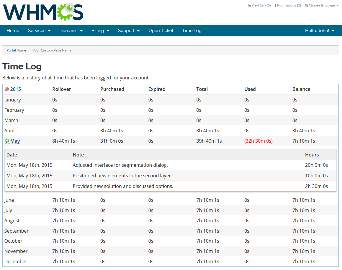 Client Portal Integration